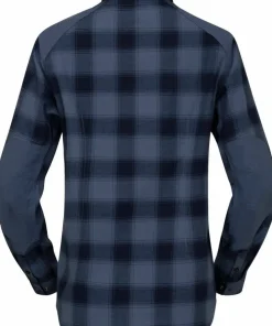 Norrøna Women's Femund Flannel Shirt Navy Blazer Sale