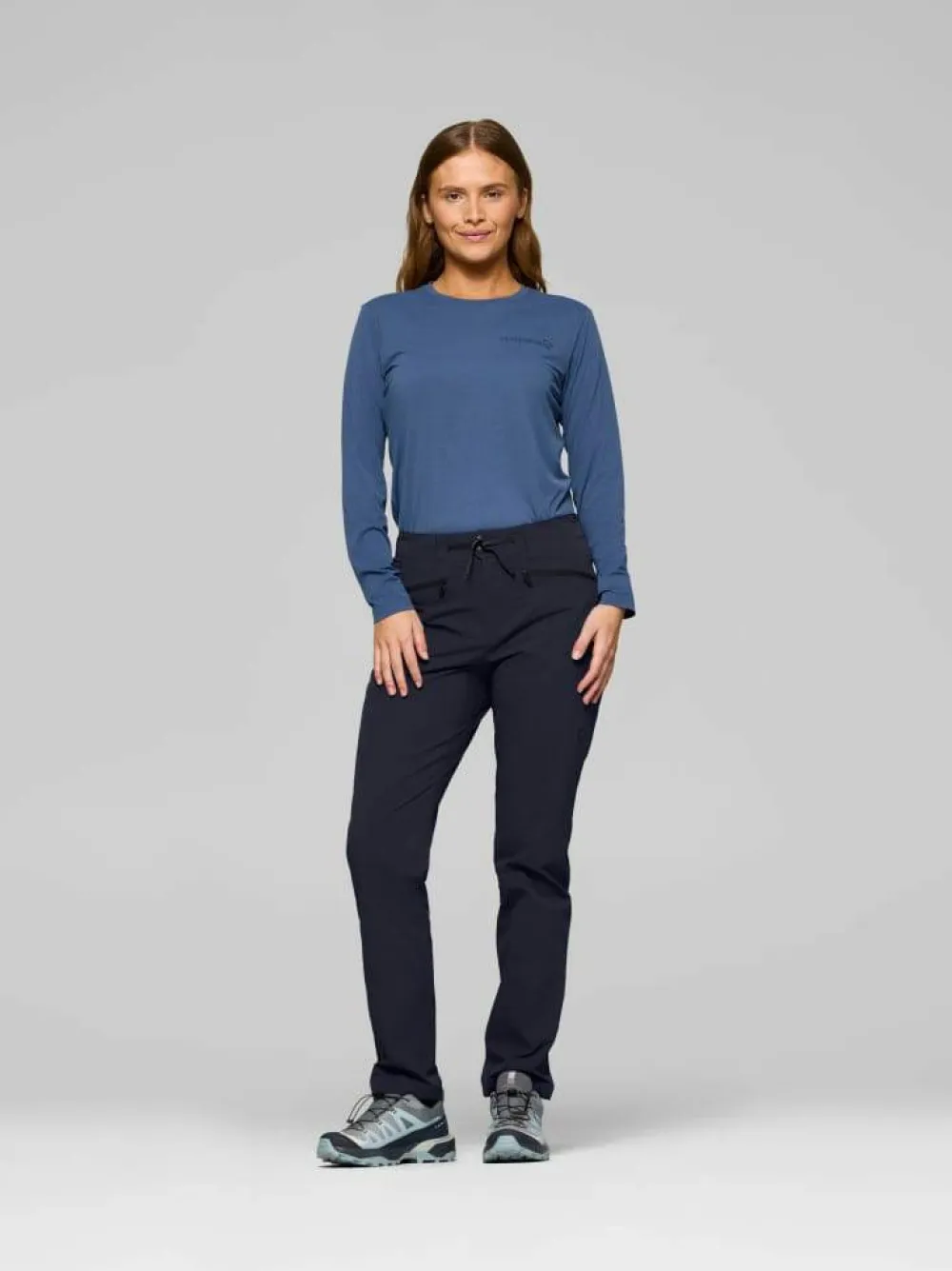 Norrøna Women's Femund Flex1 Tech Pants Caviar Black Online