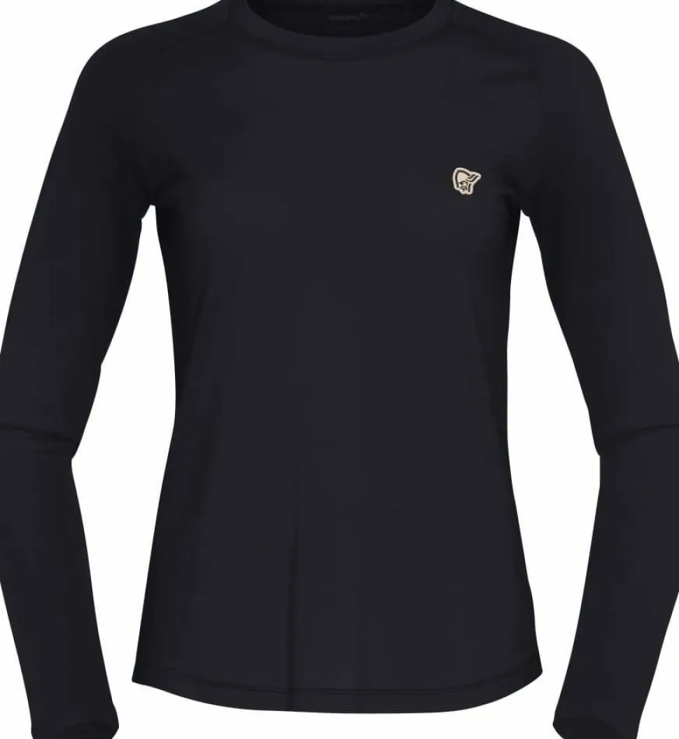 Norrøna Women's Femund PureUll Long Sleeve Caviar Black