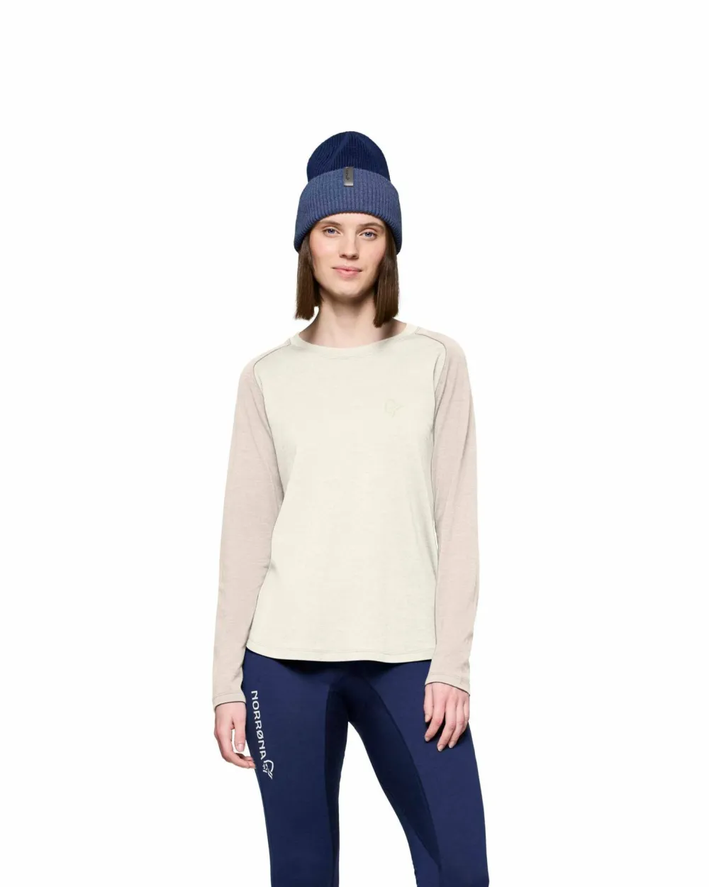 Norrøna Women's Femund PureUll Long Sleeve Whisper White Sale