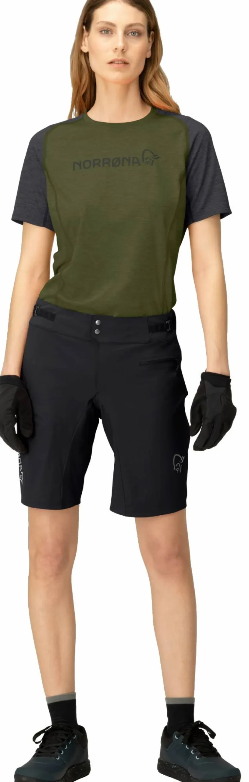 Norrøna Women's Fjørå Flex1 Light Shorts Caviar Best