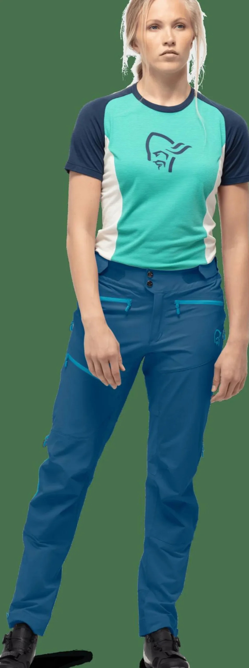 Norrøna Women's Fjørå Flex1 Pants Mykonos Blue