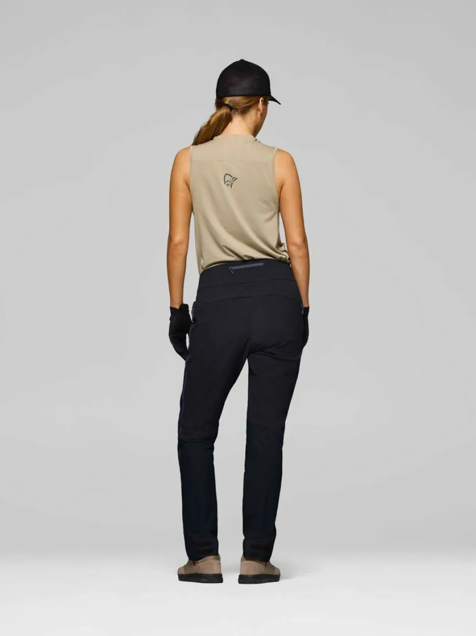 Norrøna Women's Fjørå Flex1 Pants Caviar Black