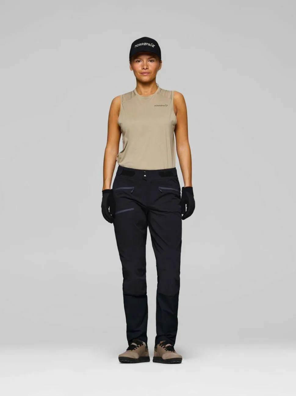 Norrøna Women's Fjørå Flex1 Pants Caviar Black