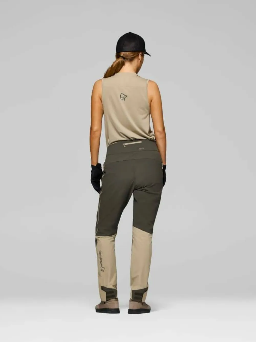 Norrøna Women's Fjørå Flex1 Pants Beluga/Winter Twig
