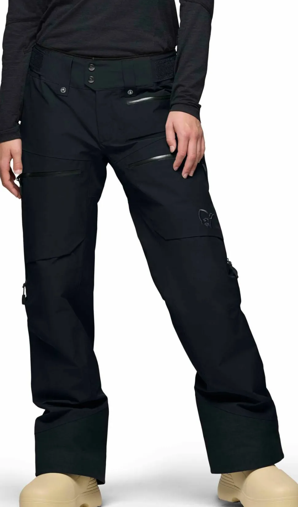 Norrøna Women's Lofoten GORE-TEX Insulated Short Pants Caviar Black