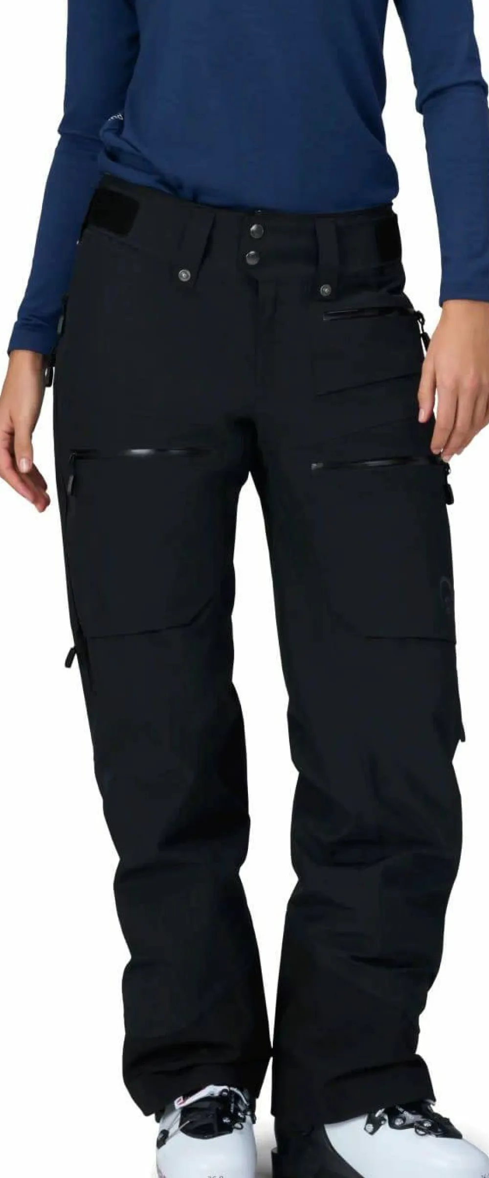 Norrøna Women's Lofoten GORE-TEX Insulated Pants Caviar Hot