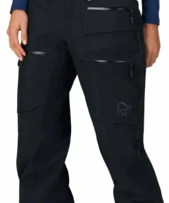 Norrøna Women's Lofoten GORE-TEX Insulated Pants Caviar Hot