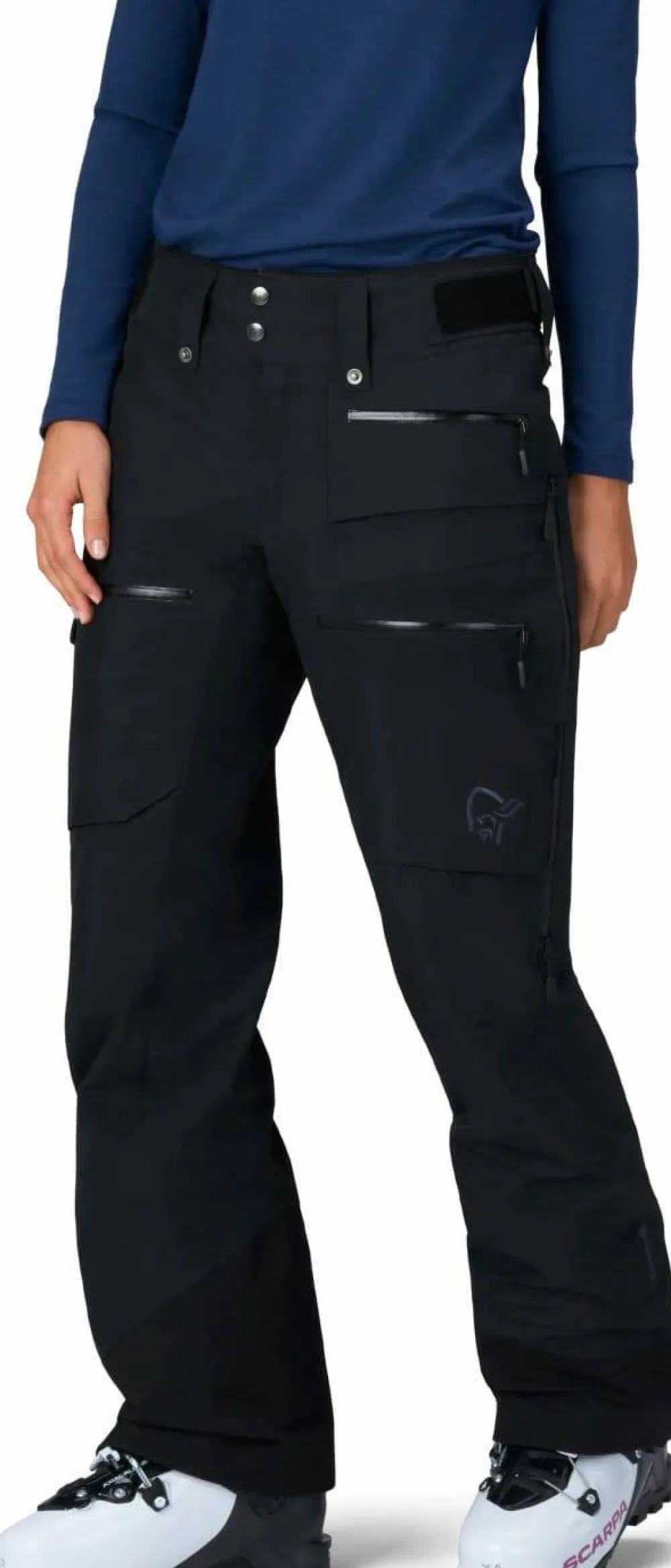 Norrøna Women's Lofoten GORE-TEX Insulated Pants Caviar Hot