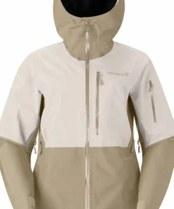 Norrøna Women's Lofoten GORE-TEX Jacket Oatmeal Hot