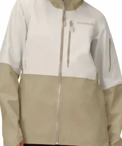 Norrøna Women's Lofoten GORE-TEX Jacket Oatmeal Hot