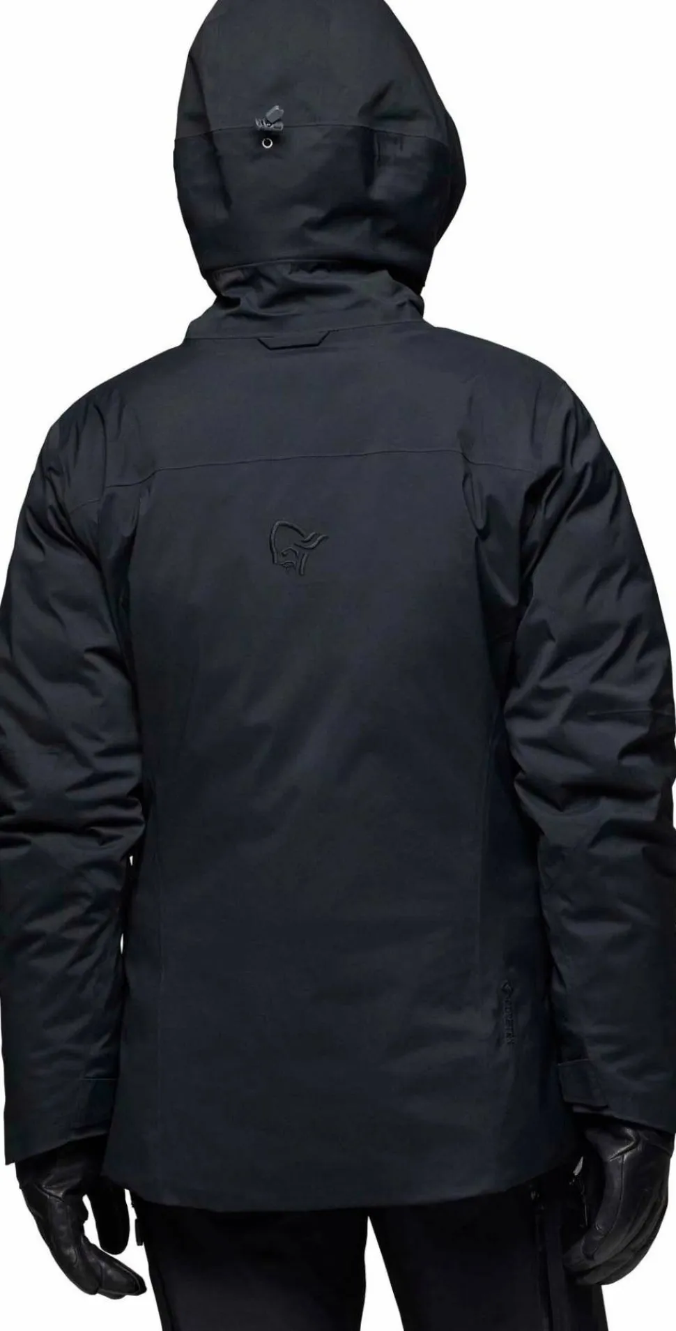 Norrøna Women's Lofoten GORE-TEX Down800 Jacket Caviar Black