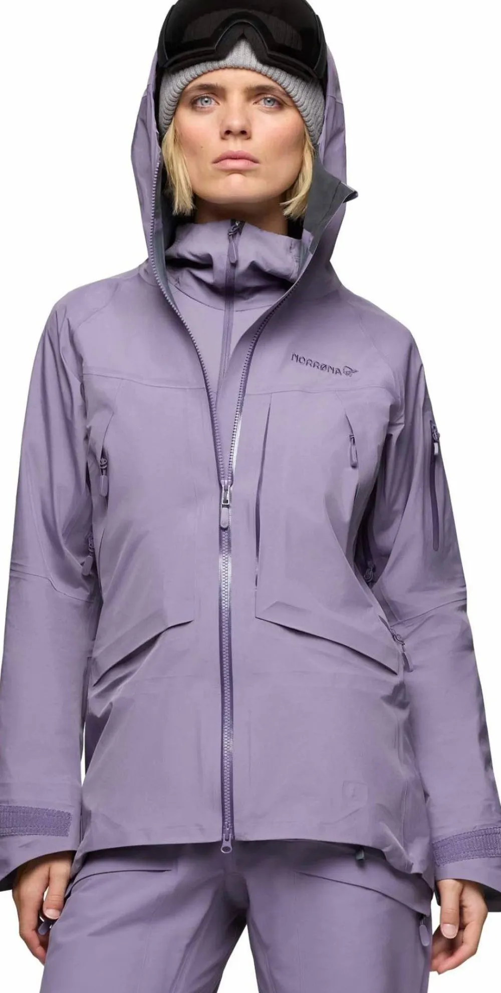 Norrøna Women's Møre GORE-TEX Jacket Purple Sage Clearance