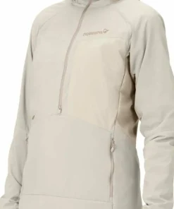 Norrøna Women's Møre Octa Zip Hood Oatmeal