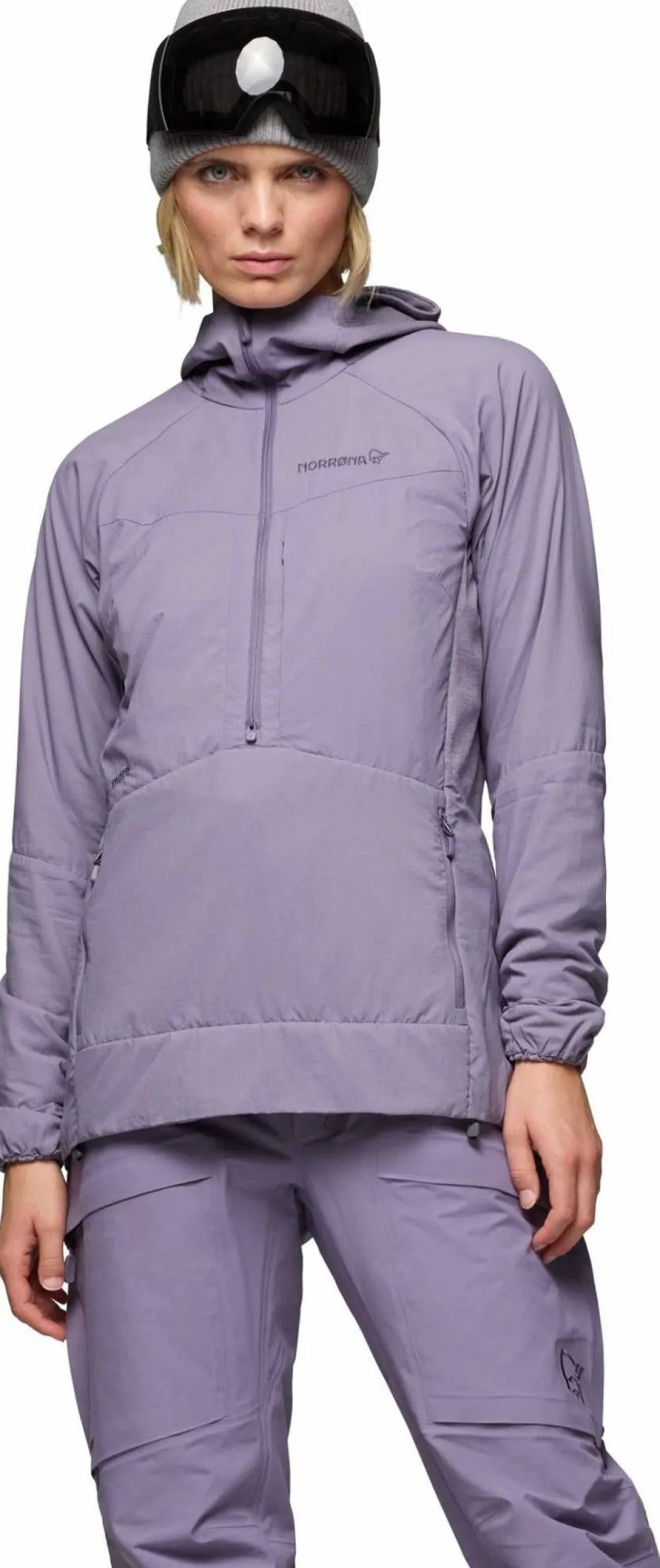 Online Women's Møre Octa Zip Hood Snowboarding