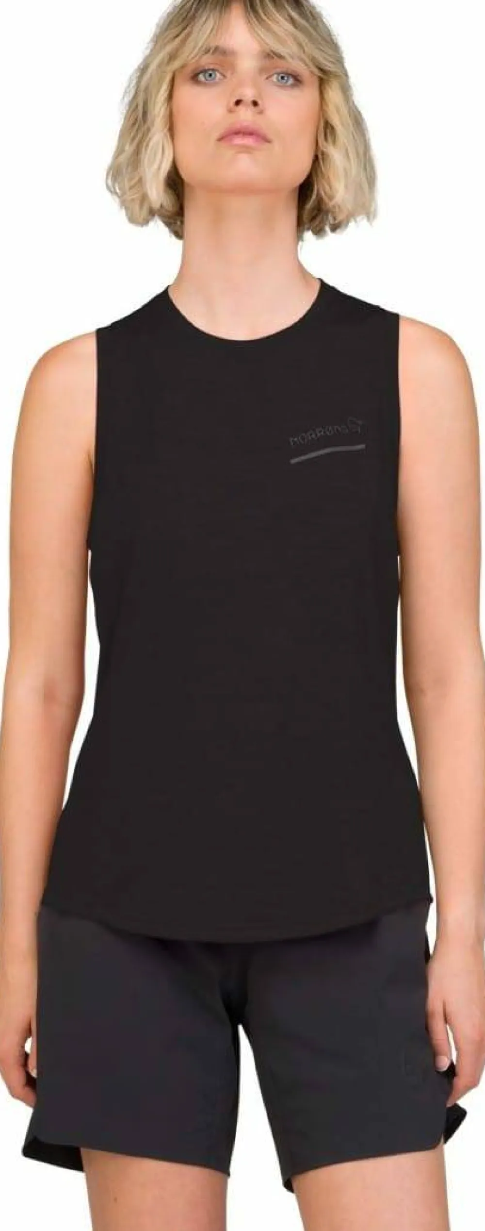 Norrøna Women's Senja Equaliser Tank Top Caviar Sale
