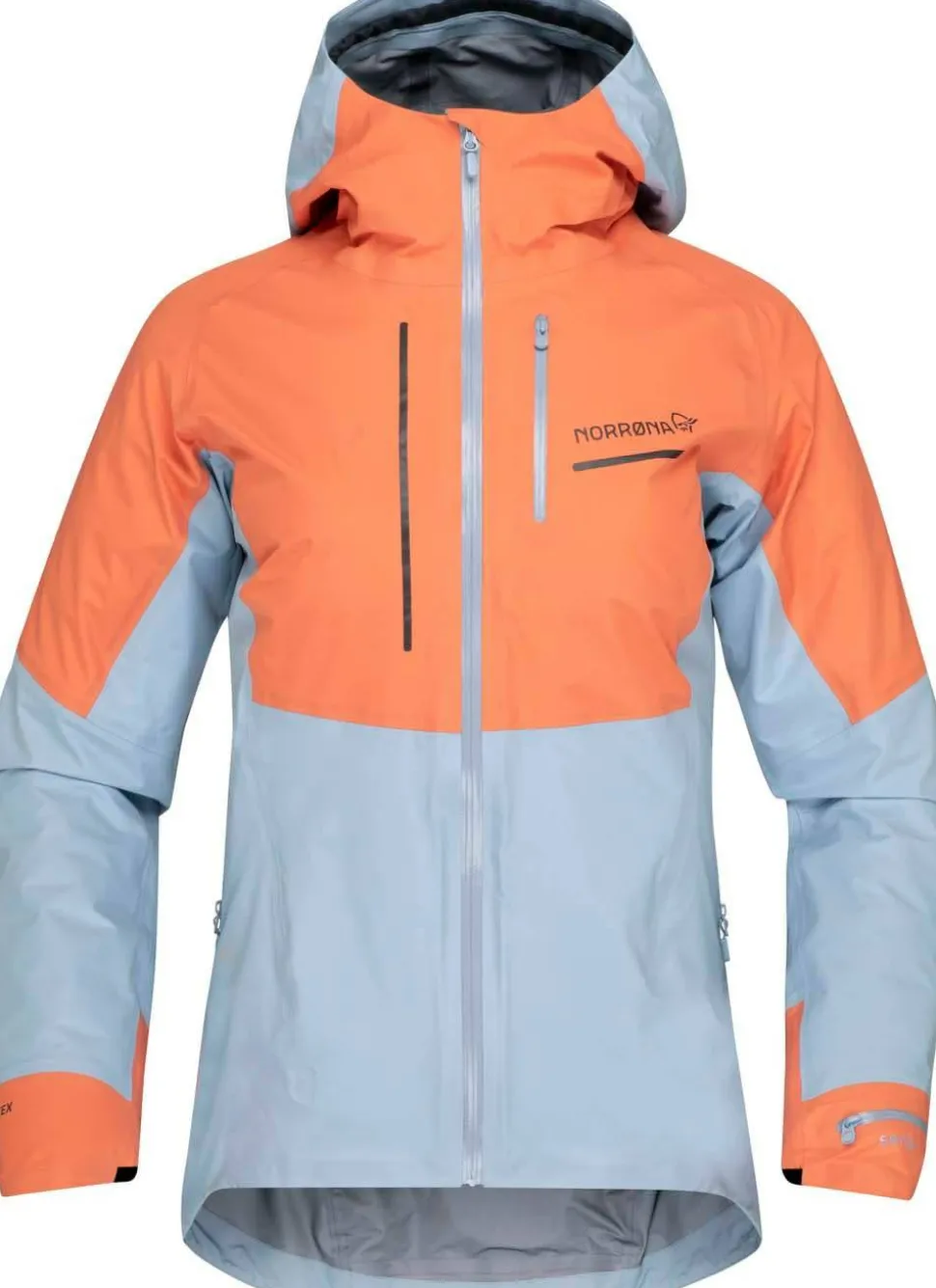 Norrøna Women's Senja GORE-TEX Active Jacket Flamingo/Blue Fog