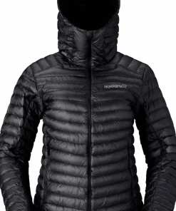 Norrøna Women's Trollveggen Superlight Down Hood Caviar Black Clearance