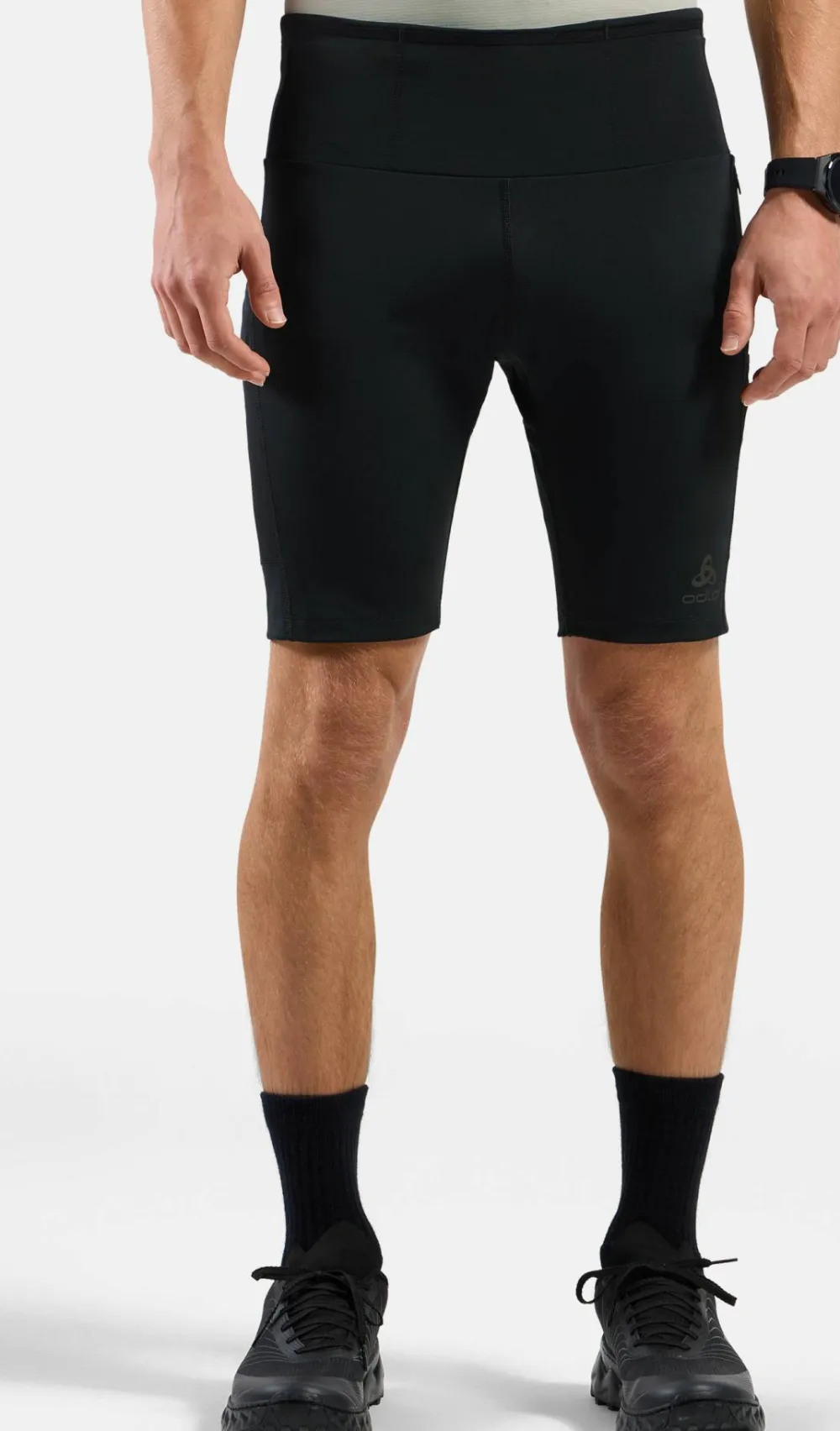 Odlo Men's X-Alp Trail Cargo Tights Short Black Hot
