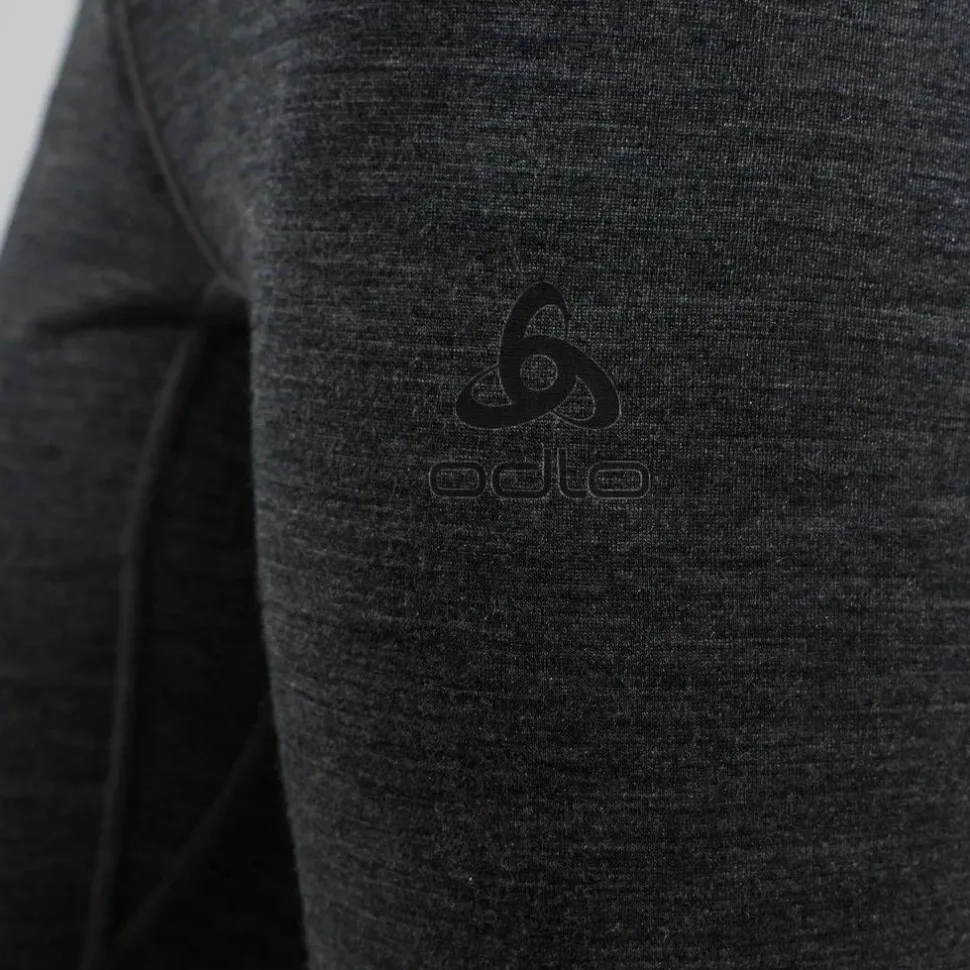 Odlo Men's Performance Wool 150 Base Layer Bottom Dark Grey Melange