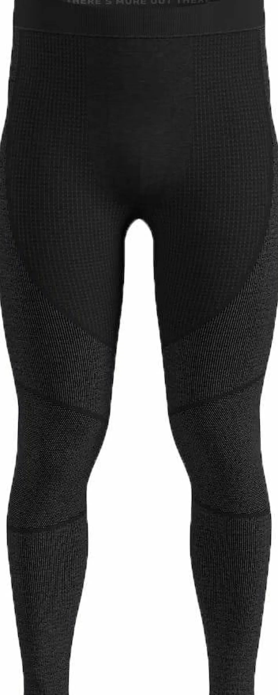 Odlo Men's Seamless Performance Wool full-length base layer bottoms Black