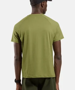 Odlo Men's T-Shirt Crew Neck S/S Essential 365 Guacamole Melange