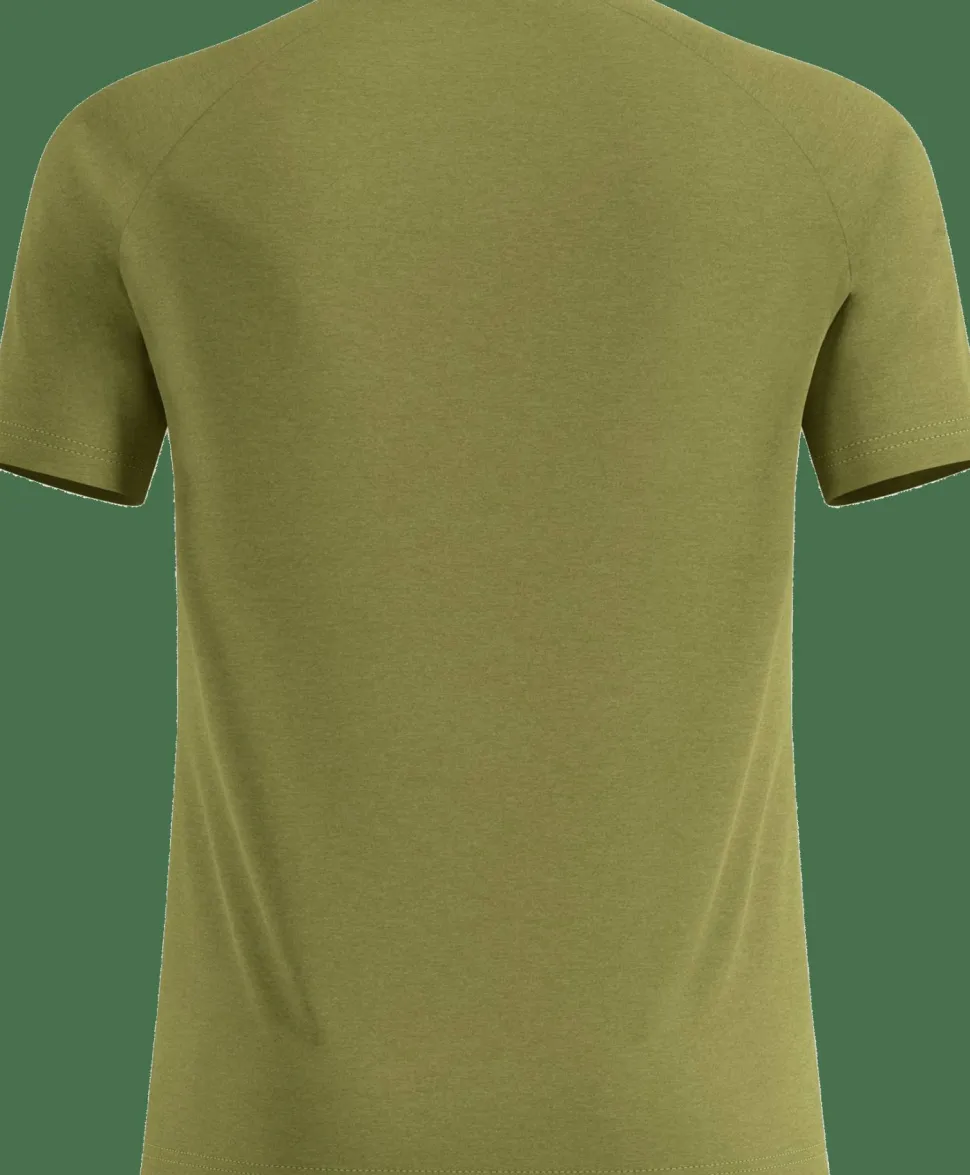 Odlo Men's T-Shirt Crew Neck S/S Essential 365 Guacamole Melange