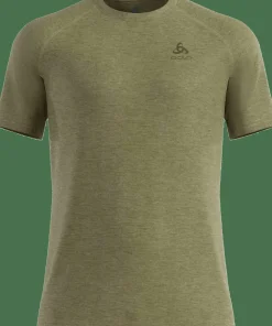 Odlo Men's T-Shirt Crew Neck S/S X-Alp Pw 115 Guacamole Melange