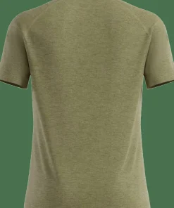 Odlo Men's T-Shirt Crew Neck S/S X-Alp Pw 115 Guacamole Melange