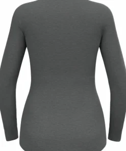 Online Women's Active Warm ECO Baselayer Shirt Steel Grey Melange Underställ Dam