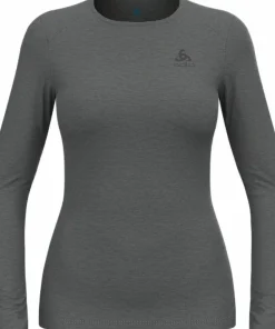 Online Women's Active Warm ECO Baselayer Shirt Steel Grey Melange Underställ Dam