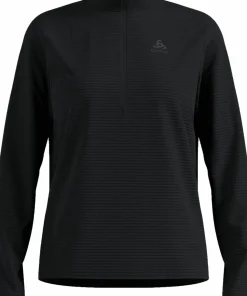 Odlo Women's Odlo Essential Thermal Mid Layer 1/2 Zip Black