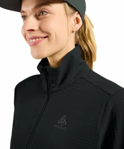 Odlo Women's Odlo Essential Thermal Mid Layer 1/2 Zip Black
