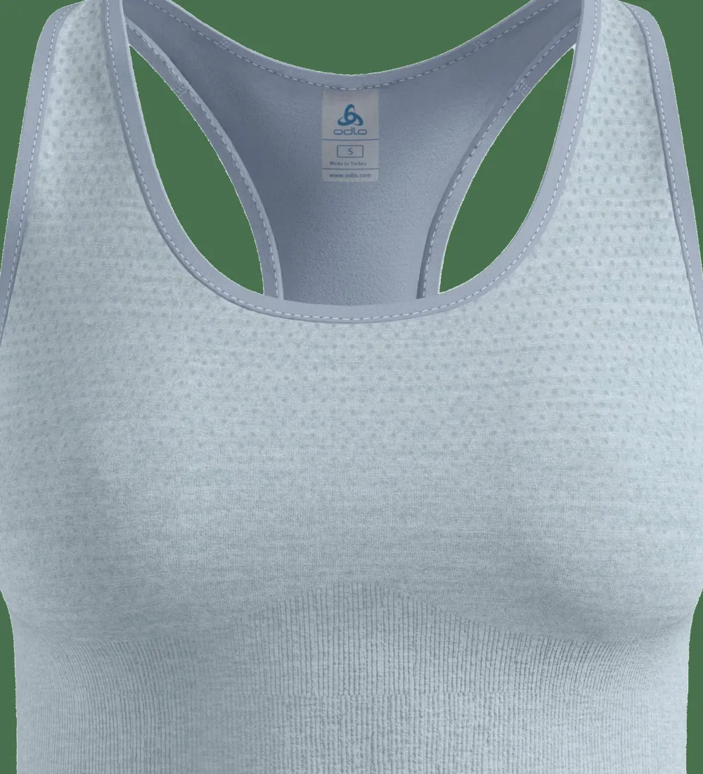 Odlo Women's Seamless Medium - Padded Sport Bra Baby Blue Clearance