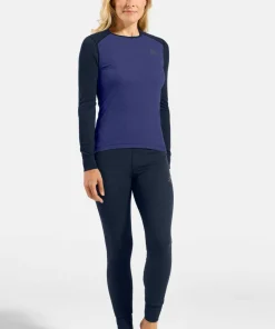 Odlo Women's Set Active Warm Special Dark Sapphire - Skipper Blue