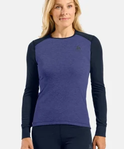 Odlo Women's Set Active Warm Special Dark Sapphire - Skipper Blue
