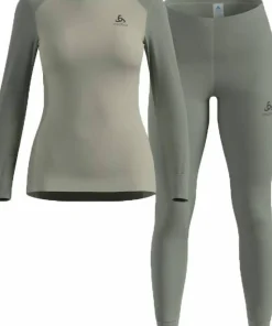 Odlo Women's Set Active Warm Special Shadow - Agate Gray Outlet