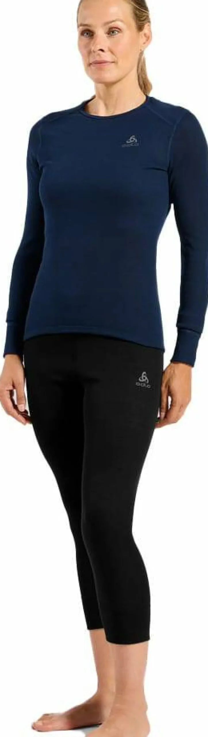 Odlo Women's Pants 3/4 Active Warm Eco Black Best