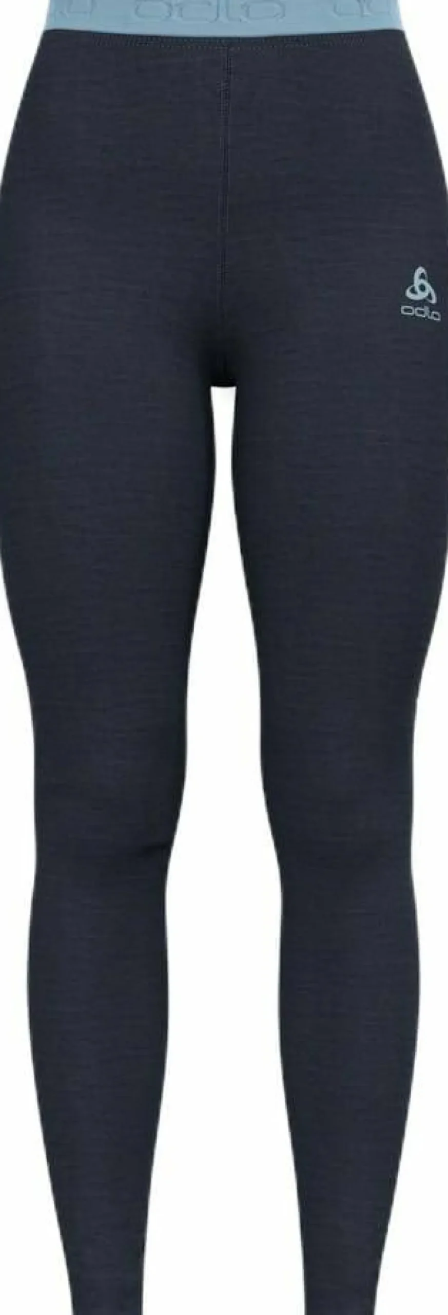 Odlo Women's Performance Wool 150 Base Layer Bottom Provincial Blue - Dark Sapphire Melange