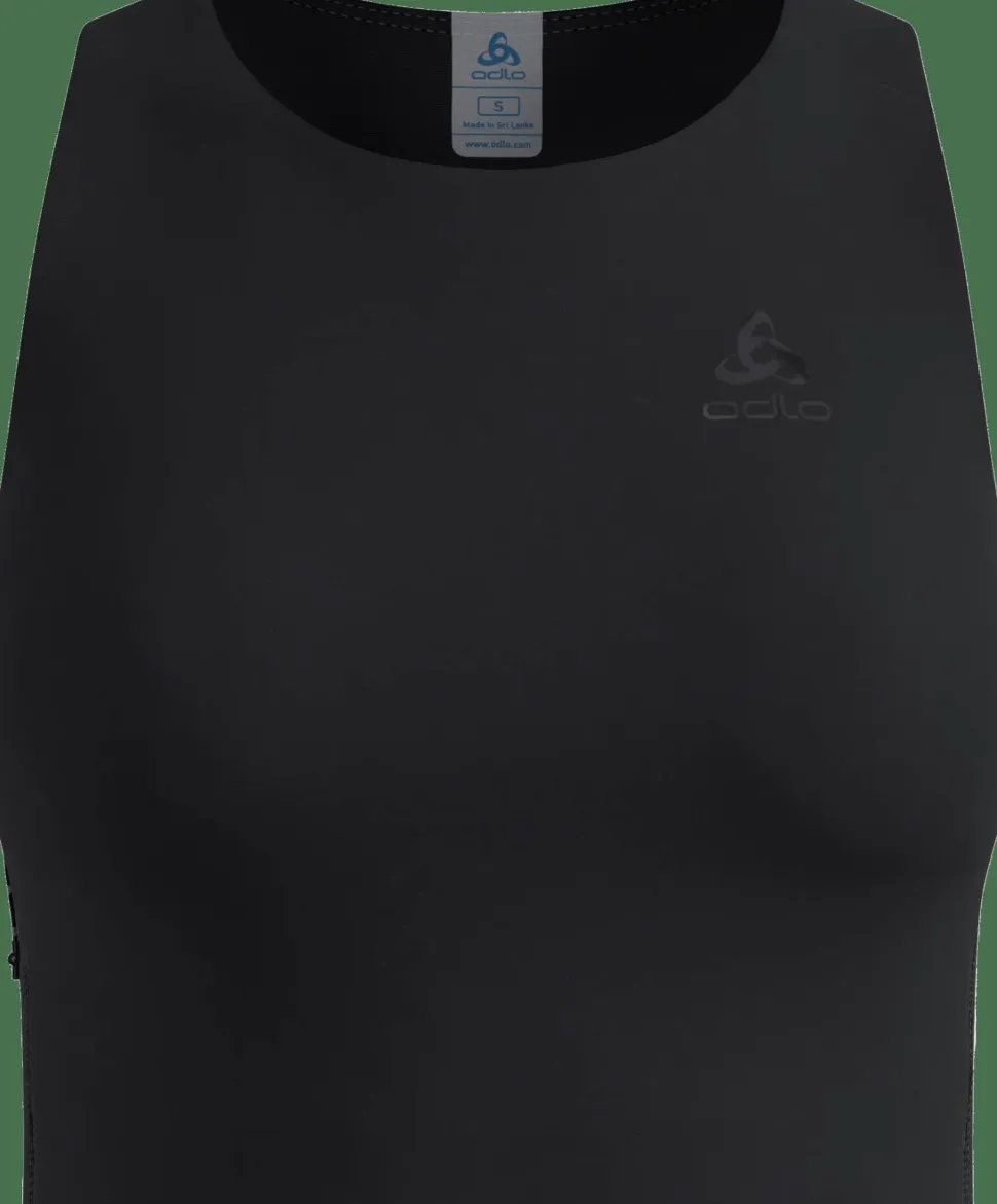 Odlo Women's Tank Crop X-Alp Trail Cargo Black