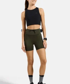 Odlo Women's Tank Crop X-Alp Trail Cargo Black