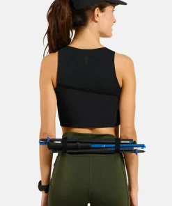 Odlo Women's Tank Crop X-Alp Trail Cargo Black