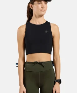 Odlo Women's Tank Crop X-Alp Trail Cargo Black