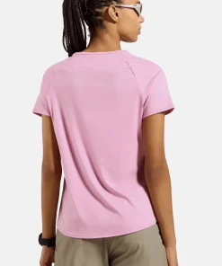 Odlo Women's T-Shirt Crew Neck S/S Essential 365 Hyper Pink Melange