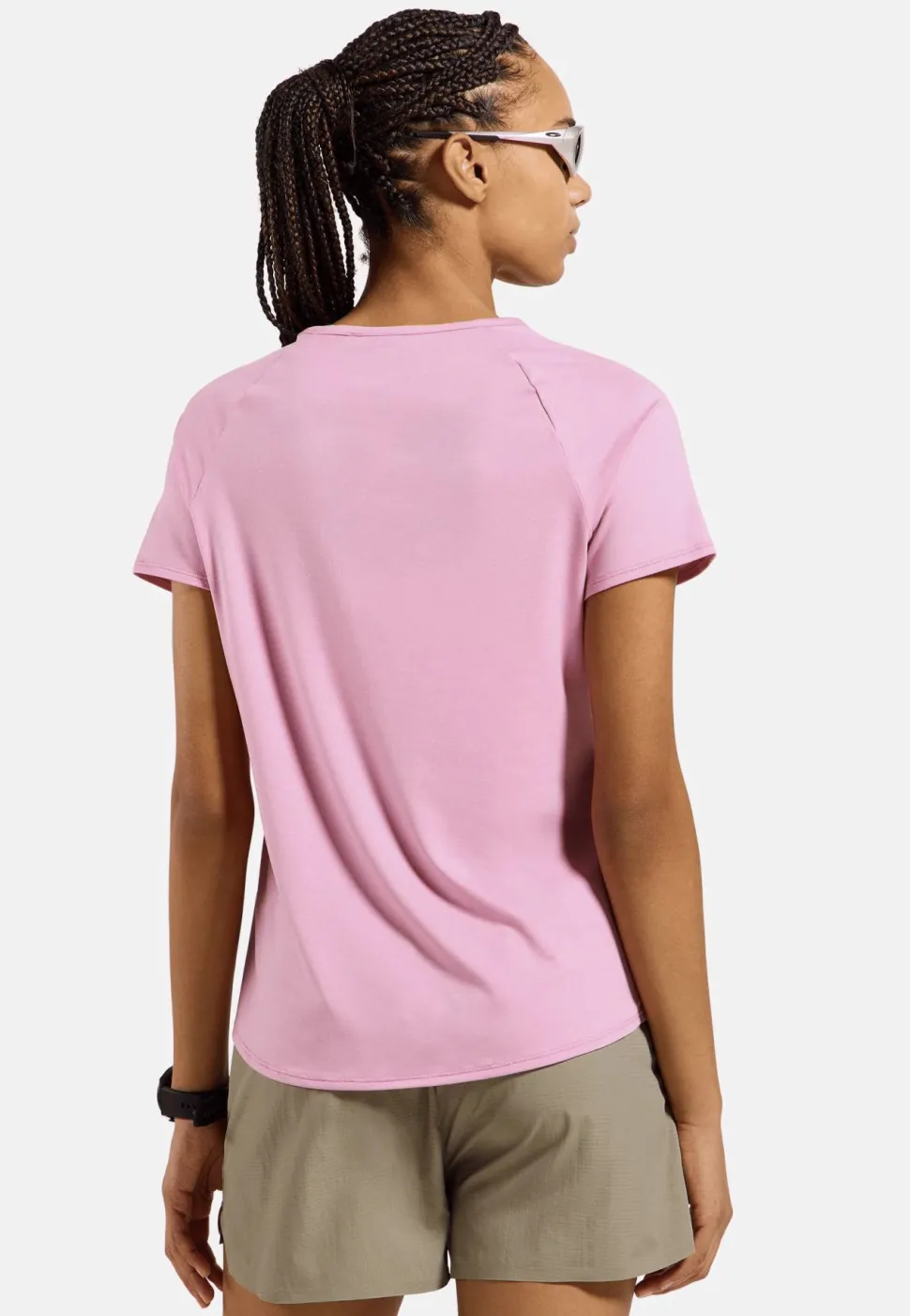 Odlo Women's T-Shirt Crew Neck S/S Essential 365 Hyper Pink Melange