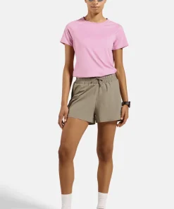 Odlo Women's T-Shirt Crew Neck S/S Essential 365 Hyper Pink Melange