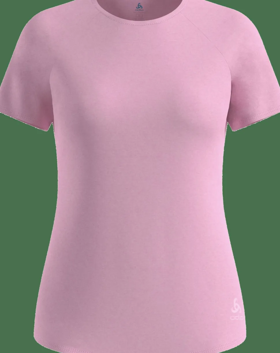 Odlo Women's T-Shirt Crew Neck S/S Essential 365 Hyper Pink Melange