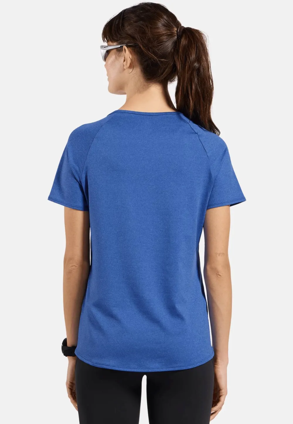 Odlo Women's T-Shirt Crew Neck S/S Essential 365 Dazzling Blue Melange Discount