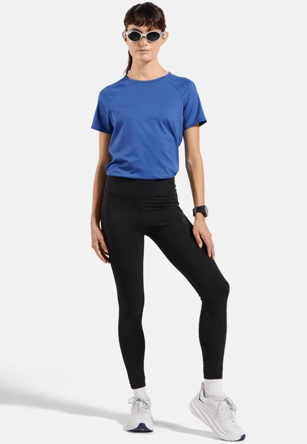 Odlo Women's T-Shirt Crew Neck S/S Essential 365 Dazzling Blue Melange Discount