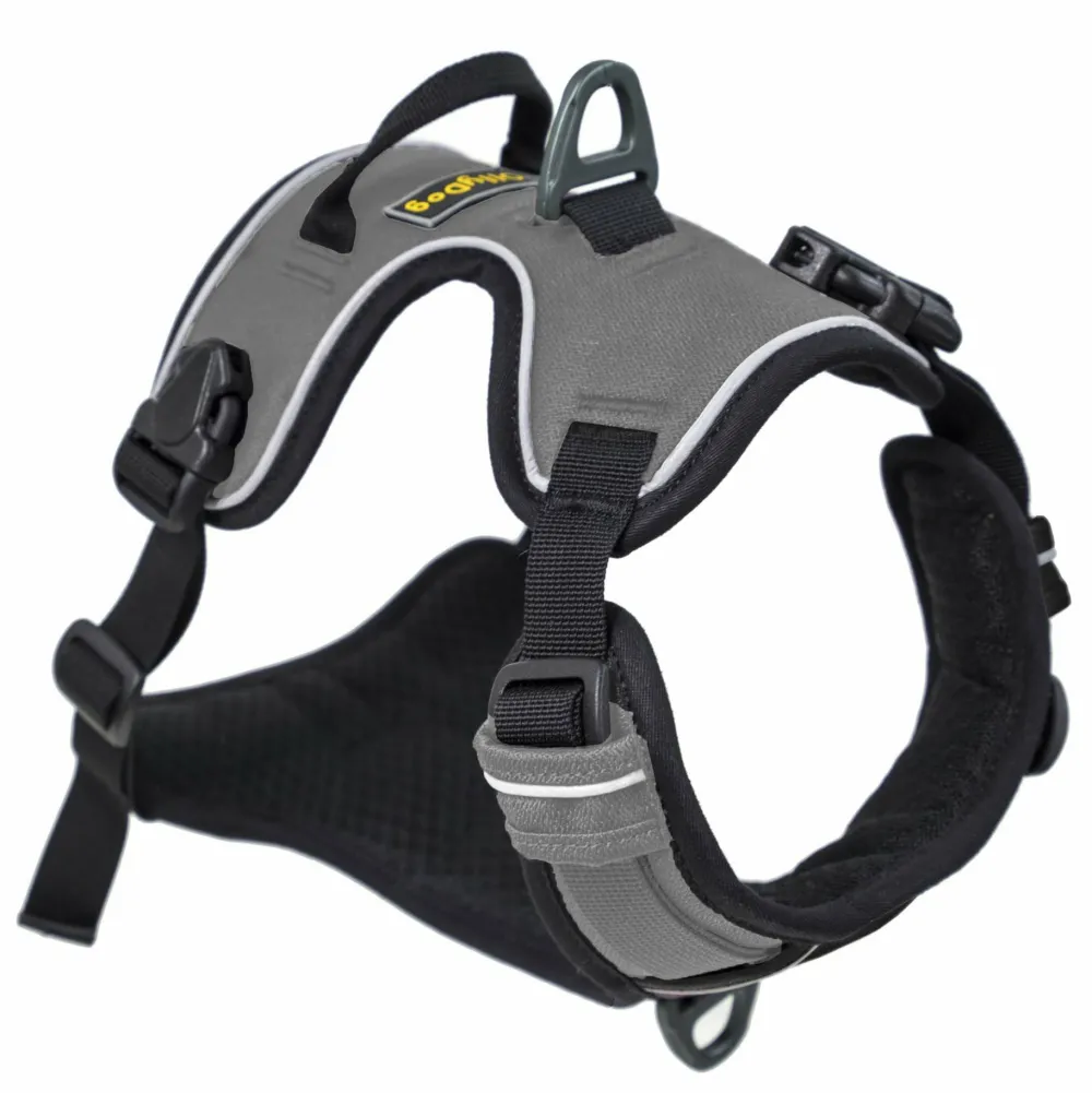 OllyDog Alpine Reflective Harness Flint Hot